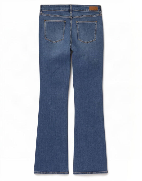 Fat Face Womens Brooke Bootcut Jeans UK 12 Medium W30 L31 Blue Cotton