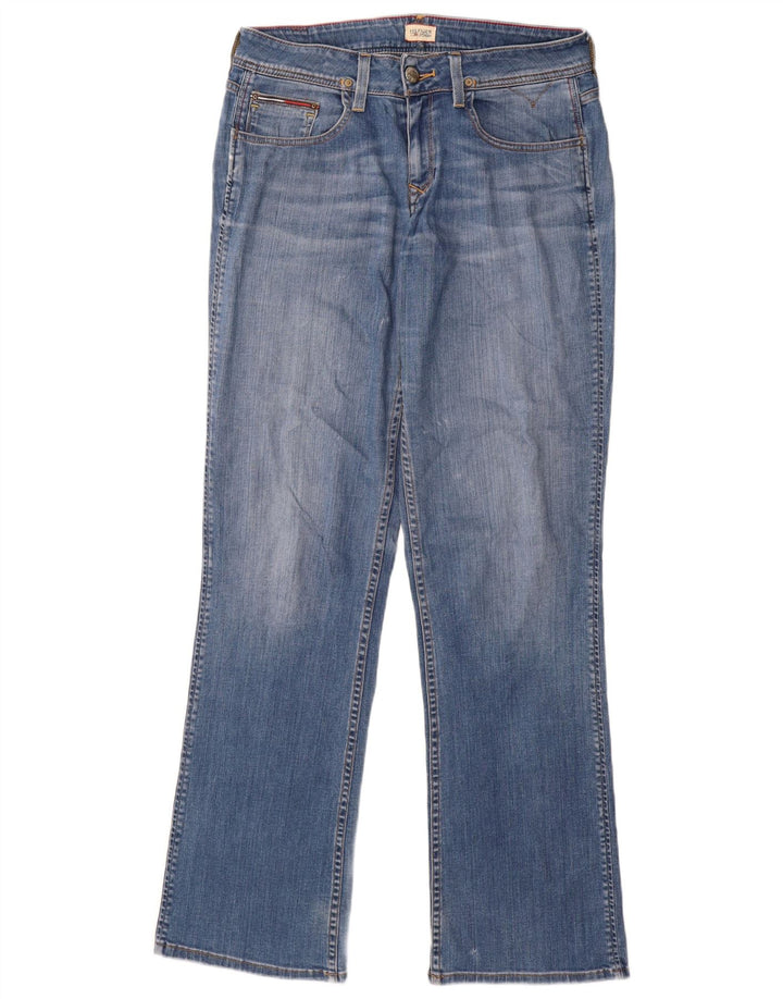 TOMMY HILFIGER Dame Bootcut Jeans W31 L34 Blå Bomuld
