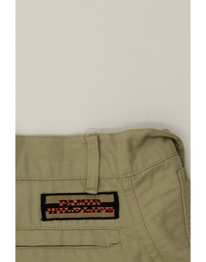 VINTAGE Mens Straight Cargo Trousers W32 L29 Green Cotton Vintage Vintage and Second-Hand Vintage from Messina Hembry 