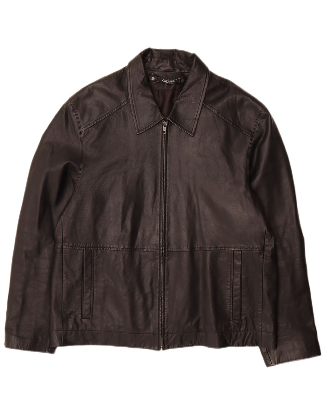 Giacca in pelle da uomo Abrams IT 52 XL in pelle nera