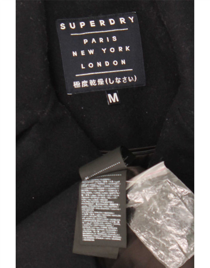 Palton Superdry pentru femei UK 14 Medium Bleumarin Lână