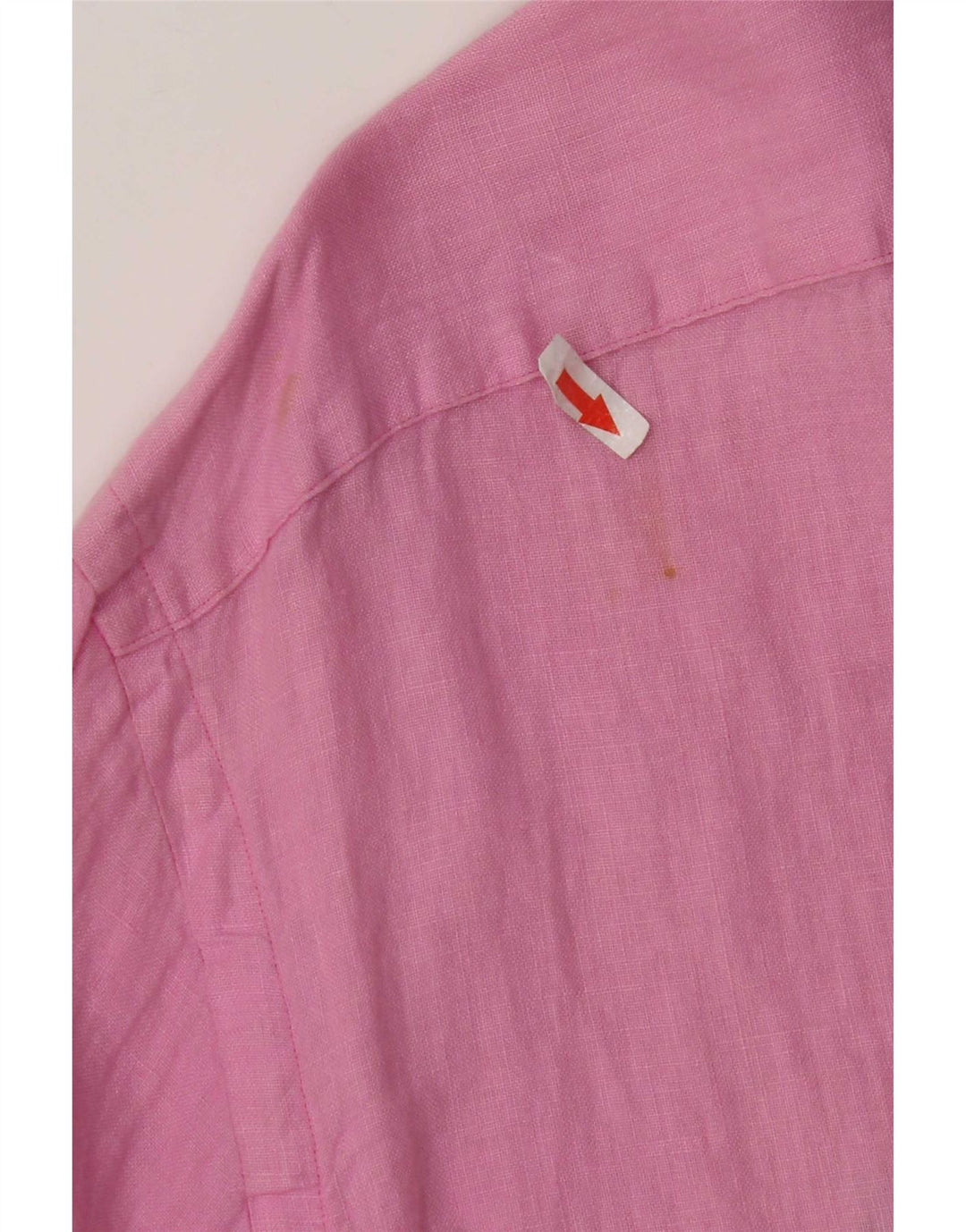 Polo Ralph Lauren Mens Shirt Medium Pink Linen