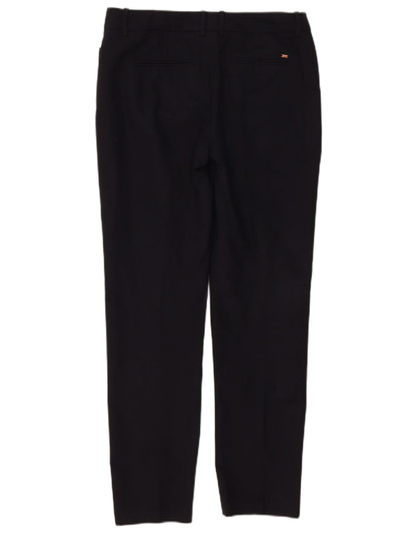Tommy Hilfiger Womens Slim Casual Trousers US 8 Medium W32 L31 Navy Blue