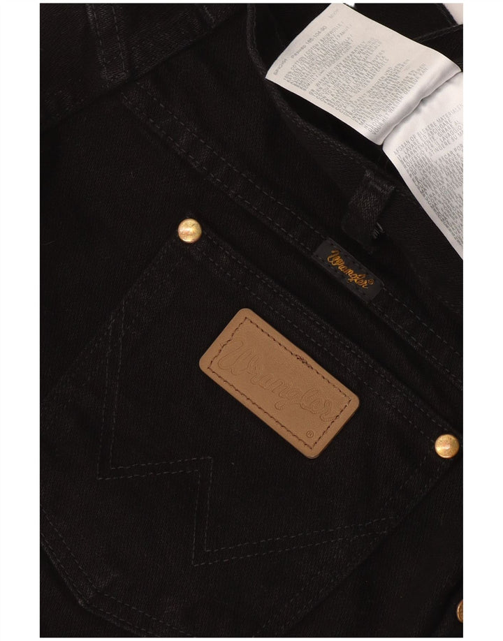 Wrangler Mens Straight Jeans W36 L30 Black