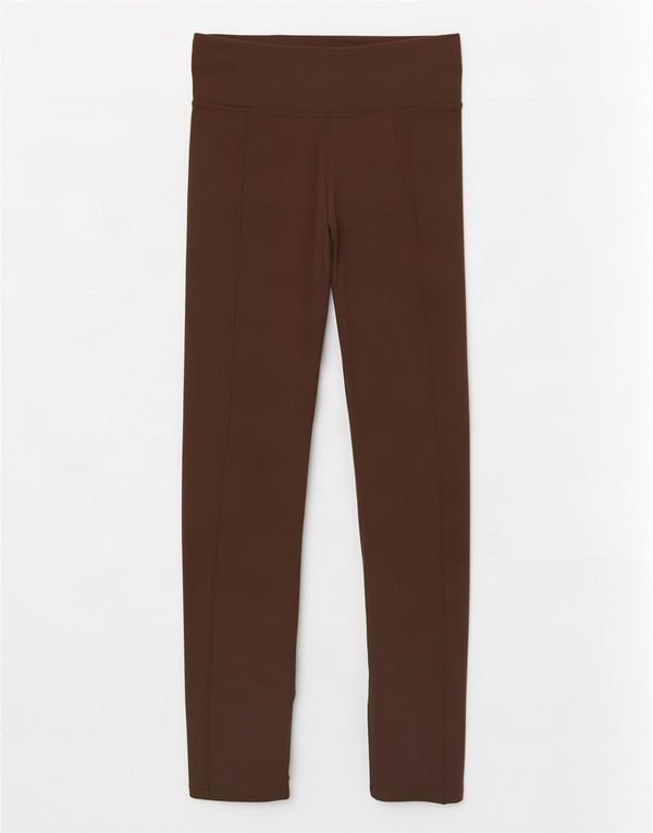 Damskie legginsy Nike Dri Fit UK 12, średni brązowy poliester