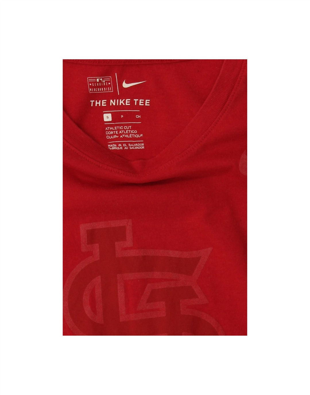 NIKE Mens Graphic T-Shirt Top Small Red Vintage Nike and Second-Hand Nike from Messina Hembry 