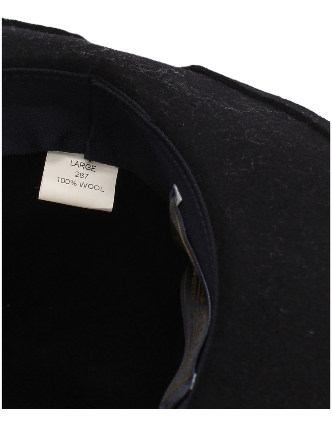 P.G.Field Mens Fedora Hat Large Navy Blue Wool