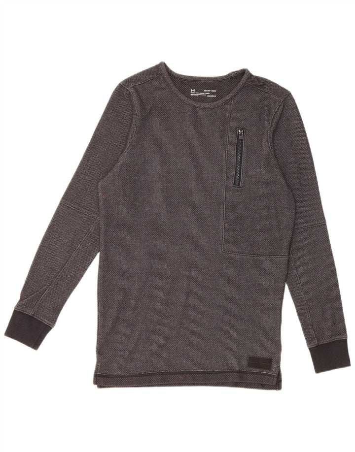 Under Armour Mens Top Long Sleeve XS Grey