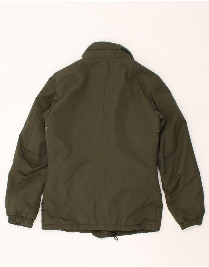 CANADIAN Womens Windbreaker Jacket EU 40 Medium Khaki Nylon Vintage Canadian and Second-Hand Canadian from Messina Hembry 