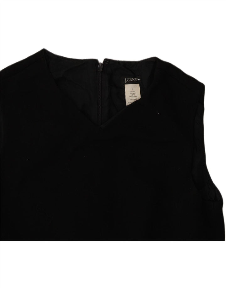 J. CREW Womens Sleeveless Sheath Dress US 6 Medium Black Wool Vintage J. Crew and Second-Hand J. Crew from Messina Hembry 