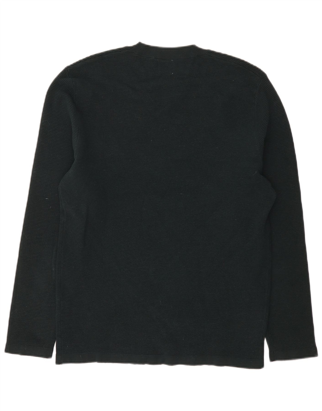 Zara Hombre Top Manga Larga Algodón Verde Medio