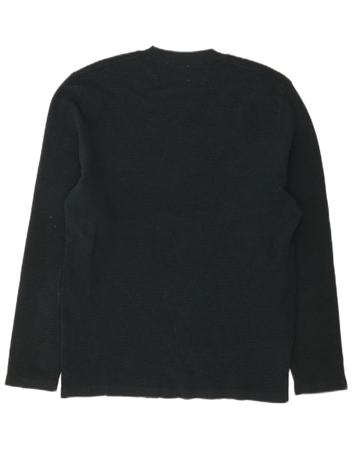 Zara Hombre Top Manga Larga Algodón Verde Medio