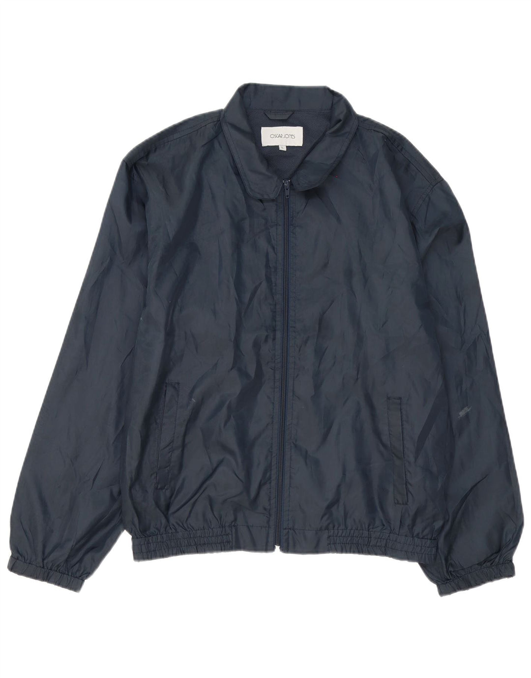 Oscar Jones Herre Bomber Jacket UK 40 Large Navy Blue