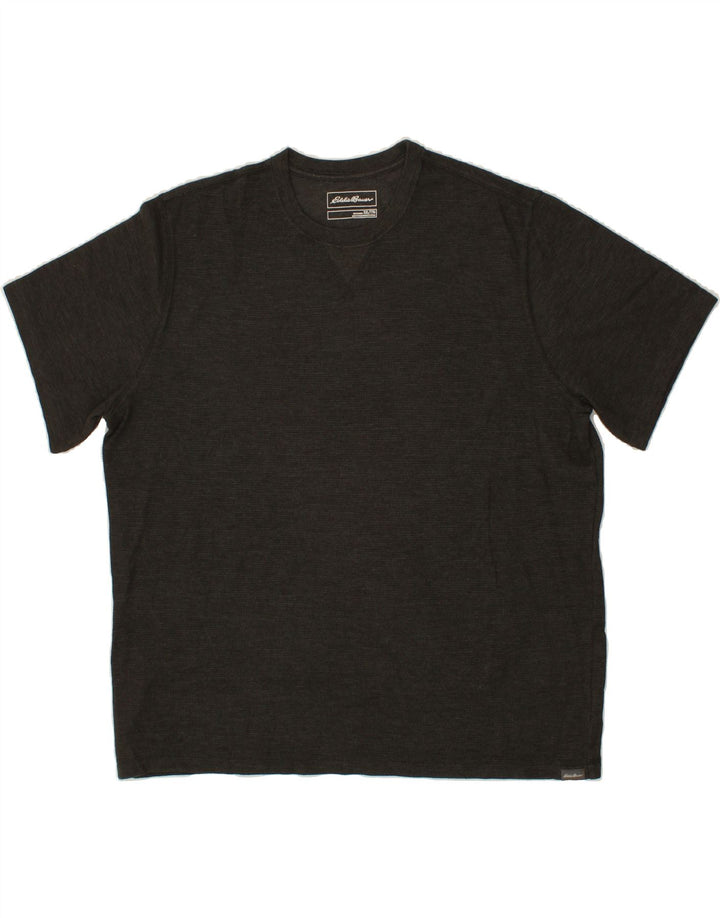 EDDIE BAUER Mens T-Shirt 2XL Grey Cotton Vintage Eddie Bauer and Second-Hand Eddie Bauer from Messina Hembry 