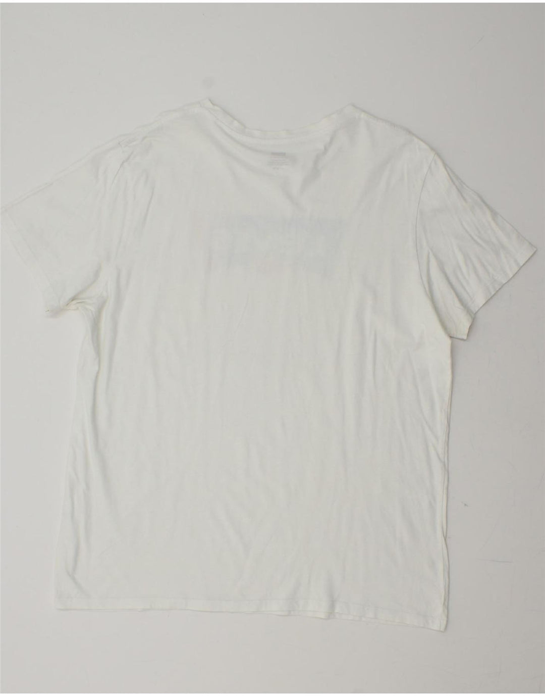 LEVI'S Mens Graphic T-Shirt Top XL White Vintage Levi's and Second-Hand Levi's from Messina Hembry 