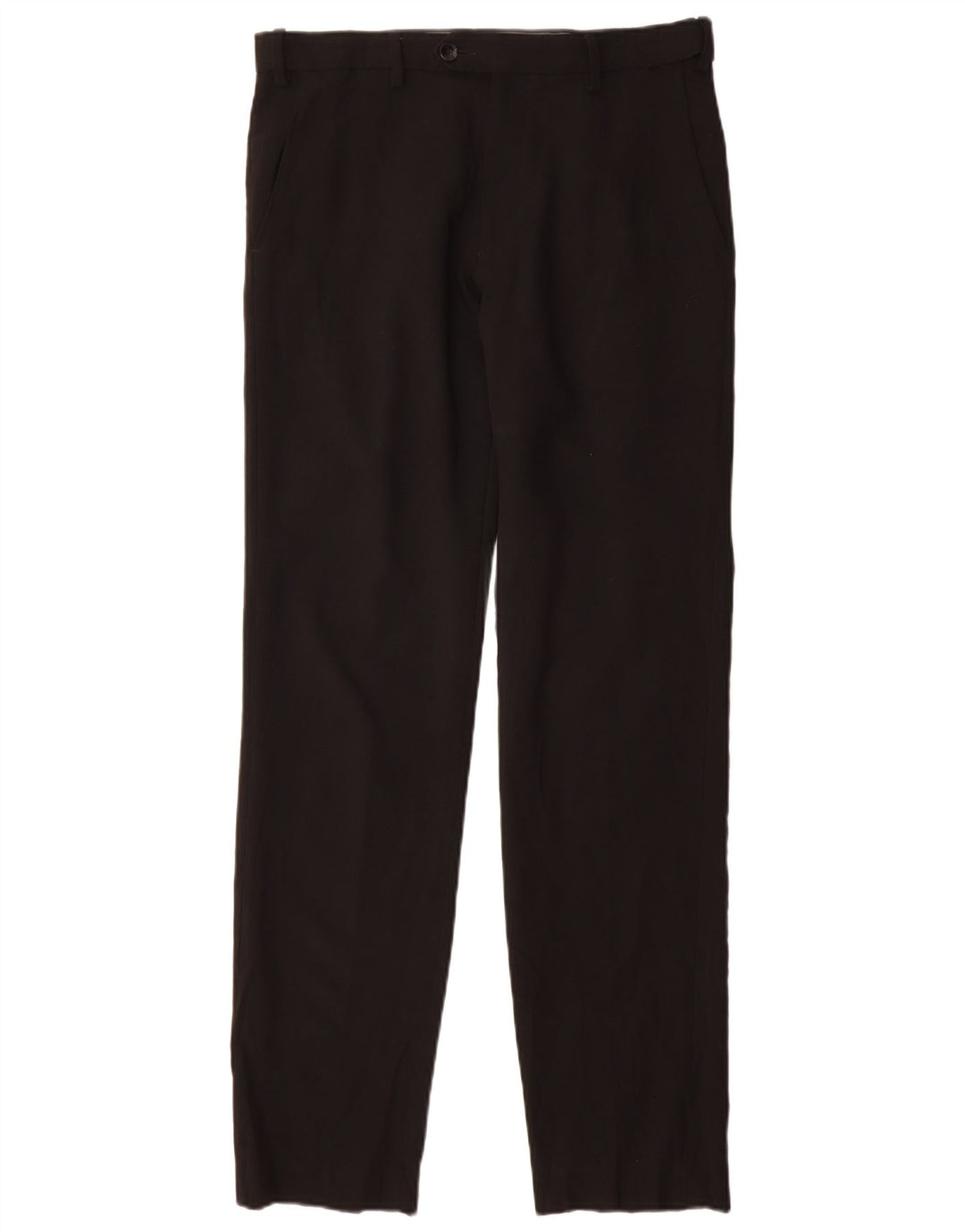 Marks & Spencer Womens Slim Fit Suit Trousers W30 L33 Black Polyester