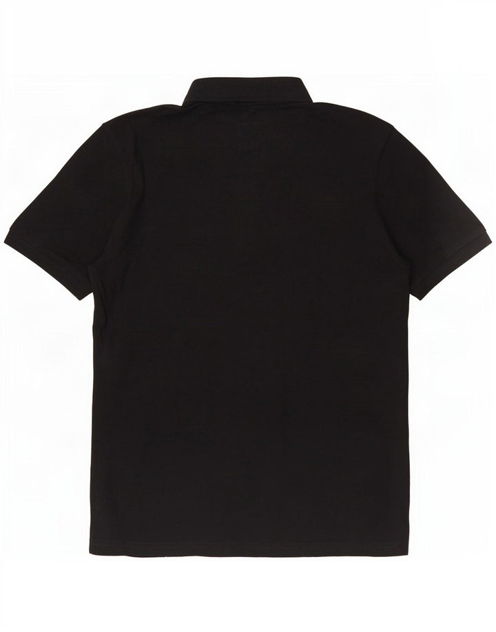 Camisa polo masculina Kappa de algodão preto médio