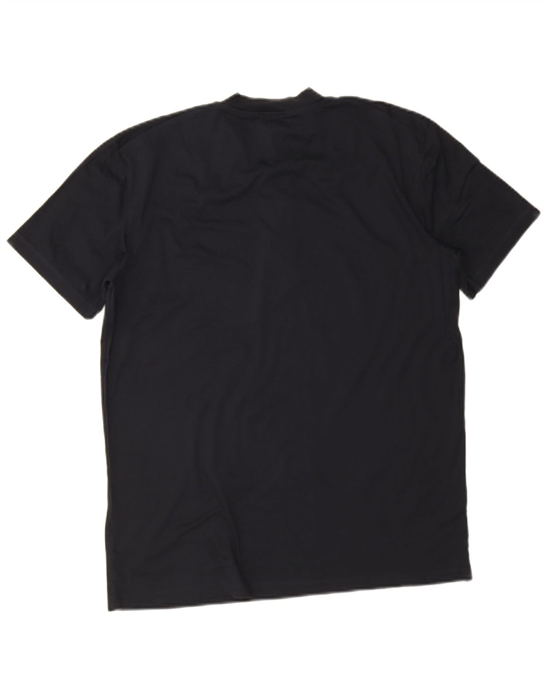 Cos Mens T-Shirt Top Medium Navy Blue Cotton