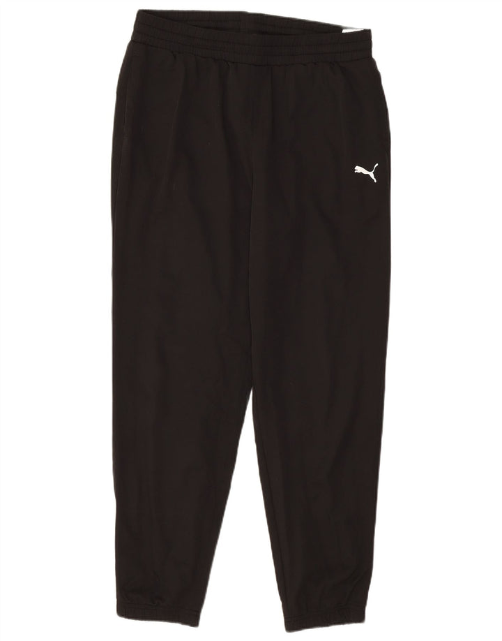 Calça de treino masculina PUMA joggers poliéster preto médio