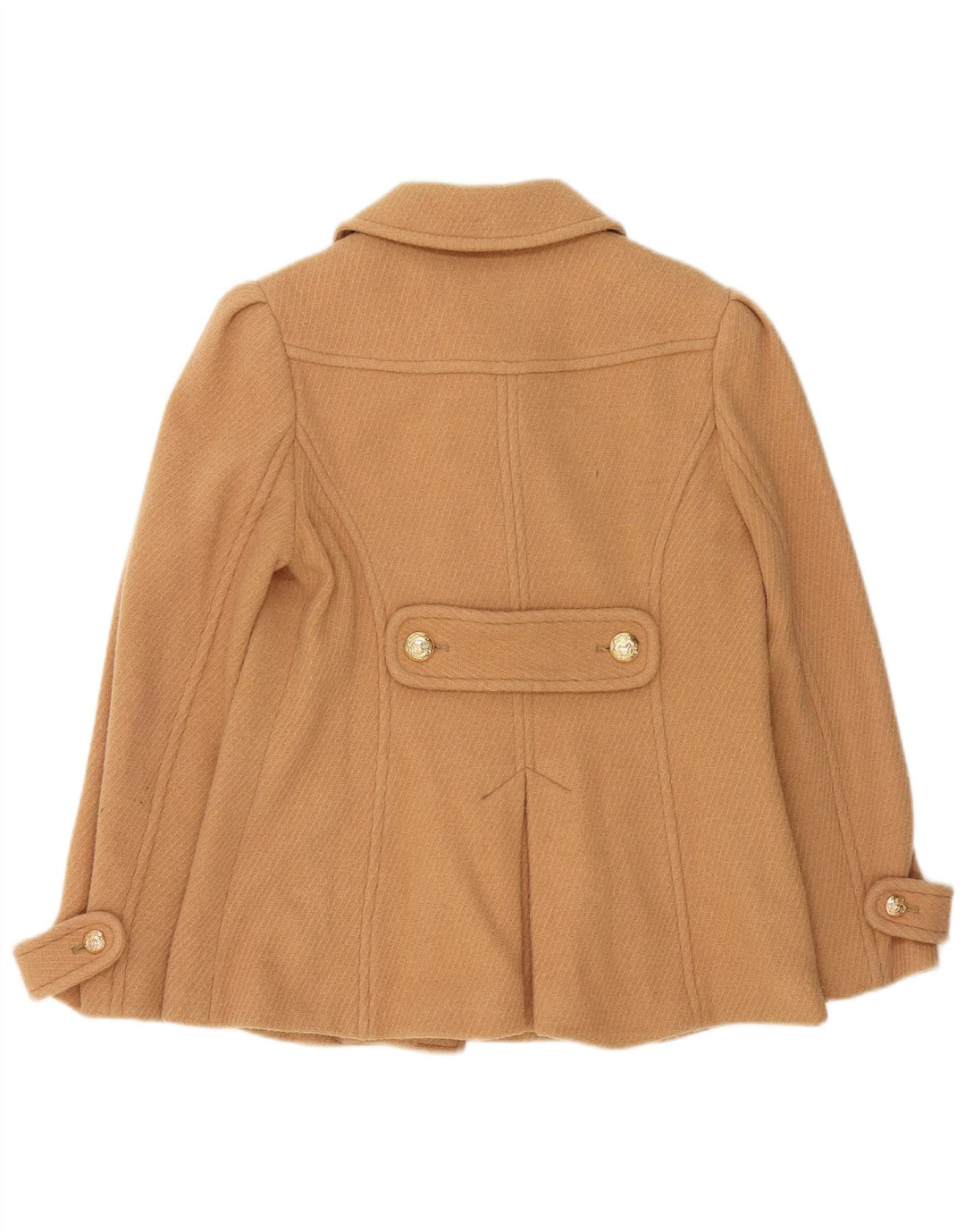 Juicy Couture Dame Duffle Jacket UK 12 Medium Brun Uld