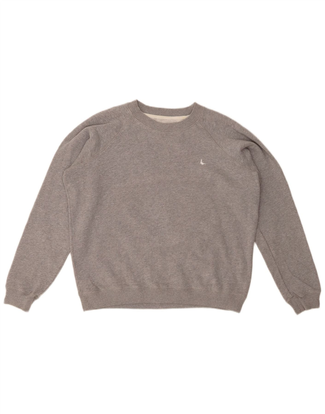 JACK WILLS Womens Oversized Sweatshirt Jumper UK 12 Medium Grey Cotton