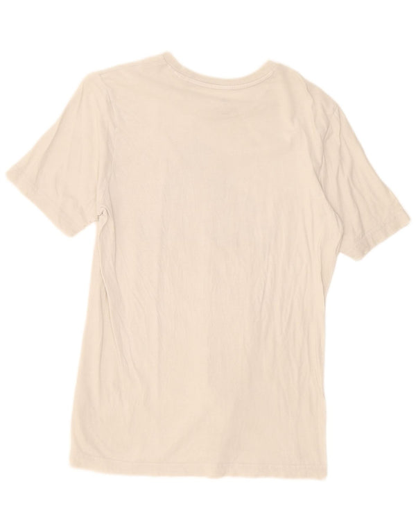Adidas T-shirt graphique pour hommes, petit haut en coton blanc