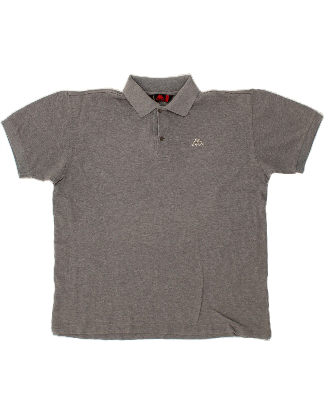 KAPPA Mens Polo Shirt XL Grey Cotton Vintage Kappa and Second-Hand Kappa from Messina Hembry 