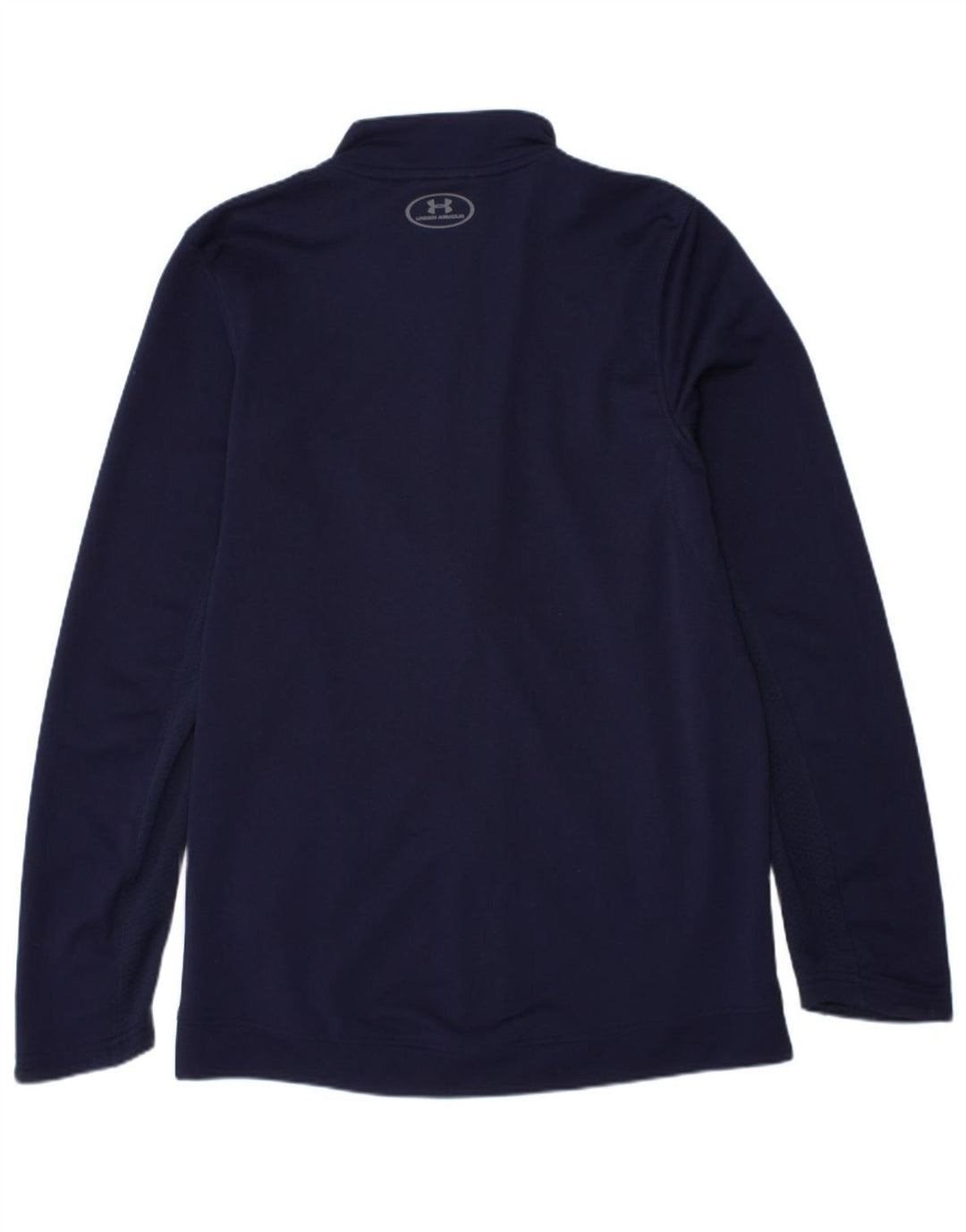 UNDER ARMOUR Boys Tracksuit Top Jacket 9-10 Years Medium Navy Blue