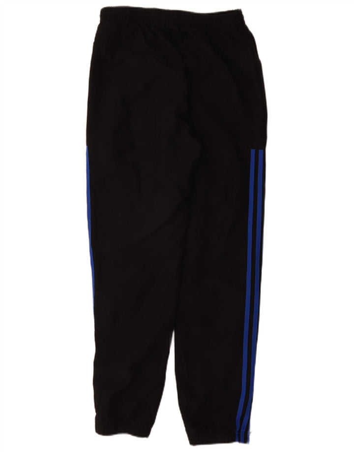 ADIDAS Mens Tracksuit Trousers Joggers Small  Black Polyester