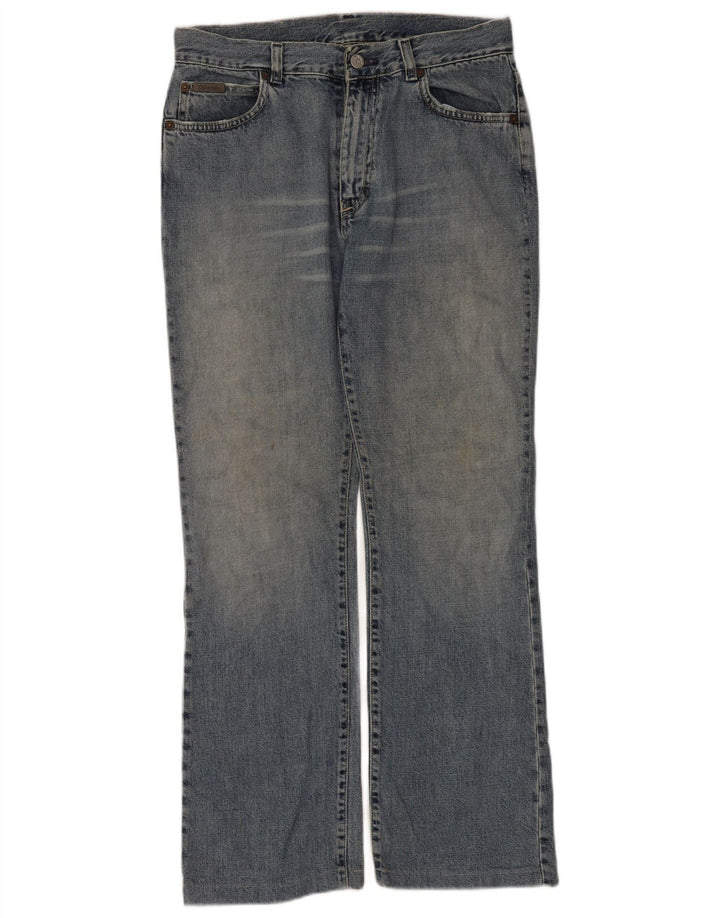 Calvin Klein Womens Bootcut Jeans W31 L30 Blue Cotton