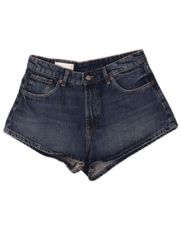 Zara Womens Denim Shorts EU 40 Medium W30  Blue