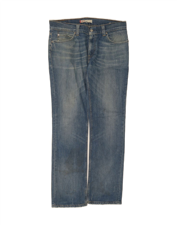 LEVI'S Mens 511 Slim Jeans W36 L34 Blue Cotton Vintage Levi's and Second-Hand Levi's from Messina Hembry 