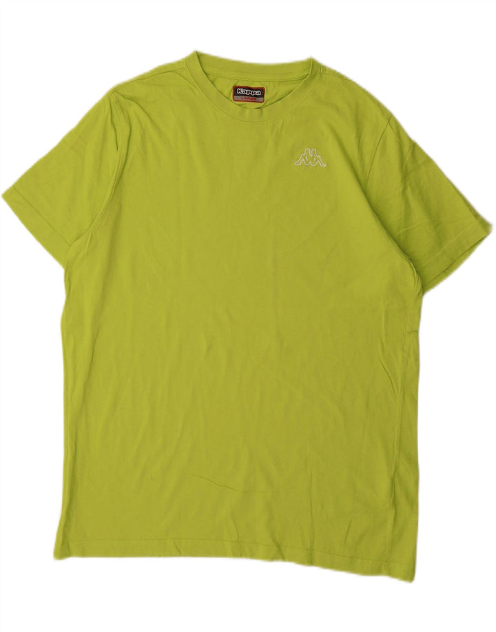 KAPPA Mens T-Shirt Top Large Green Cotton Vintage Kappa and Second-Hand Kappa from Messina Hembry 