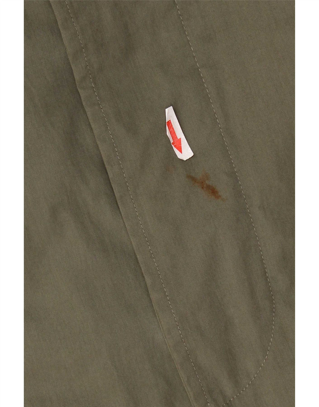 Hugo Boss Damenmantel EU 54 2XL Khaki Baumwolle