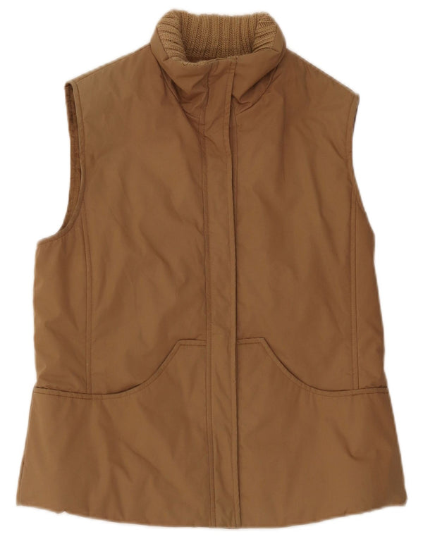Max & Co. Gilet rembourré surdimensionné pour femme UK 10 Petit coton beige