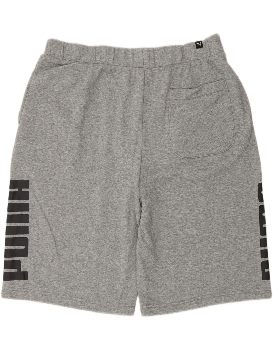 Puma Mens Graphic Sport Shorts Large Grey Flecked