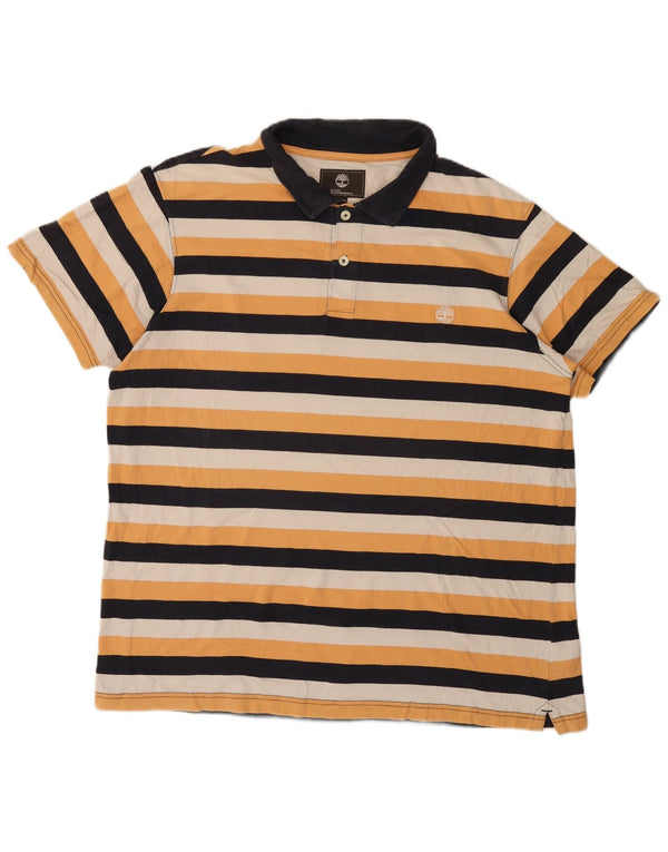 Timberland Mens Earthkeepers Regular Fit pólóing 2XL sárga csíkos