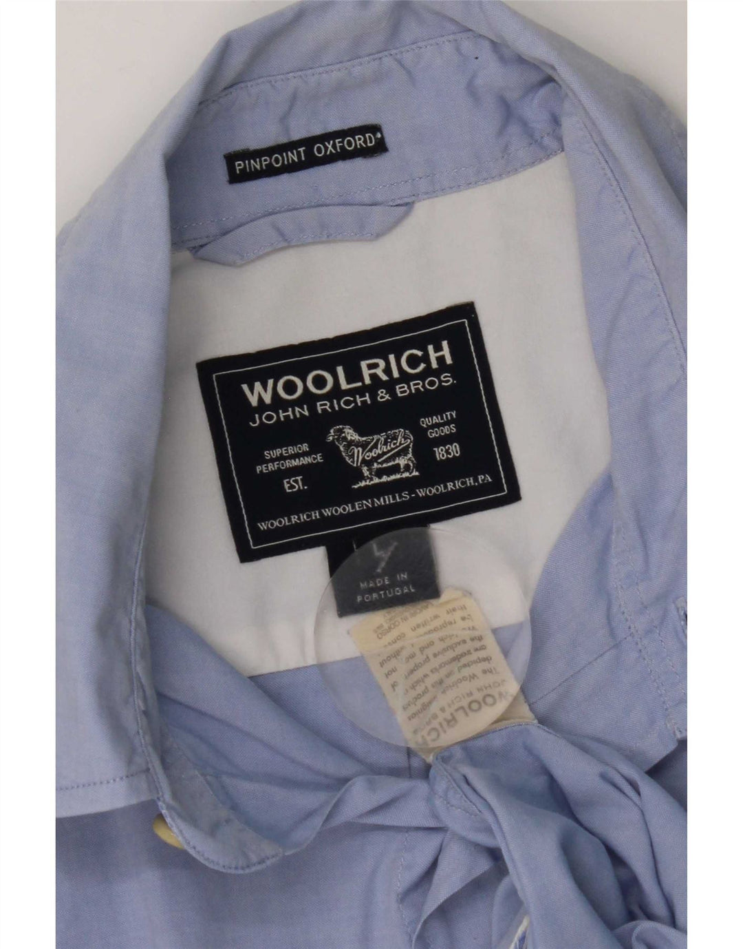Woolrich Mens Shirt Large Blue