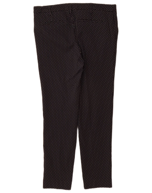 Henry s Damen Slim Chino-Hose IT 44 Medium W30 L28 Marineblau gepunktet
