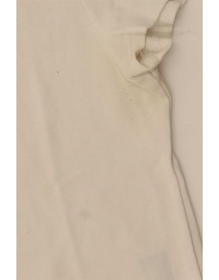 Levi's Womens T-Shirt Top UK 12 Medium White Cotton