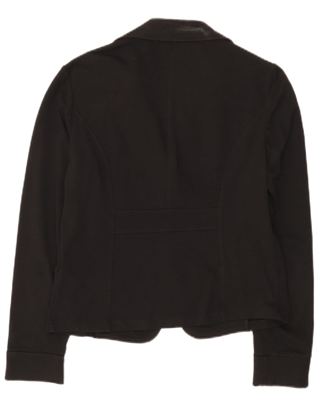Liu Jo Womens 1 Button Blazer Jacket UK 18 XL Black Cotton