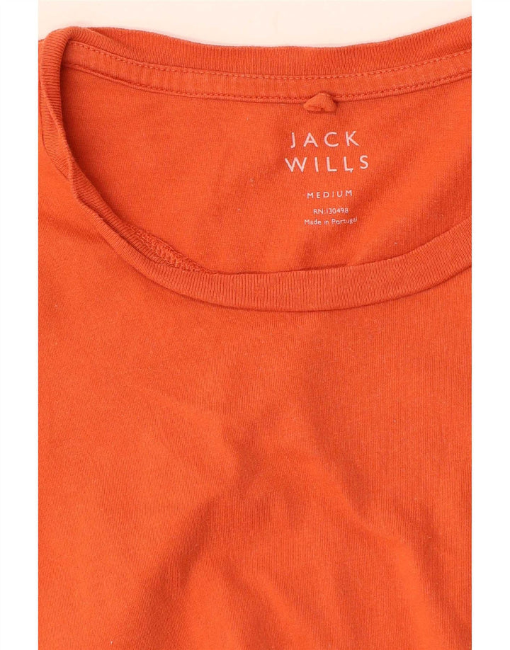 Jack Wills Mens T-Shirt Top Medium Orange