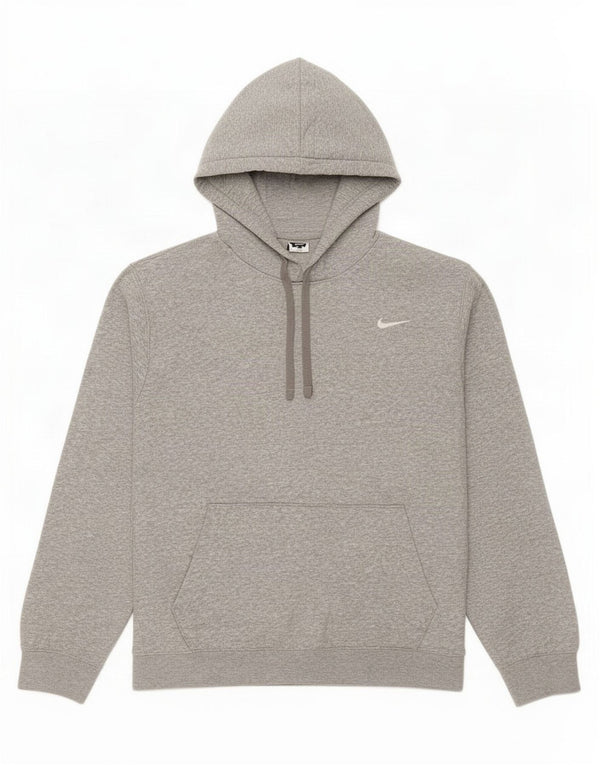 Nike Herre hættetrøje Jumper Large Grå Flecked Bomuld