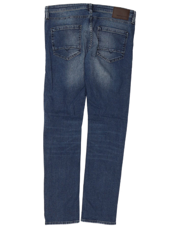 Hugo Boss Mens Skinny Jeans W34 L32 Blue Cotton