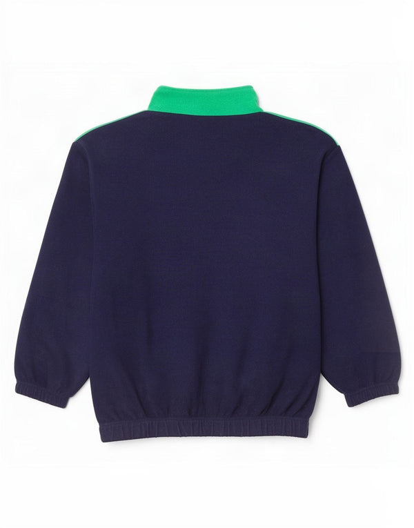 MONTGOMERY Ανδρικό φερμουάρ Fleece Jumper XL Navy Blue Colourblock
