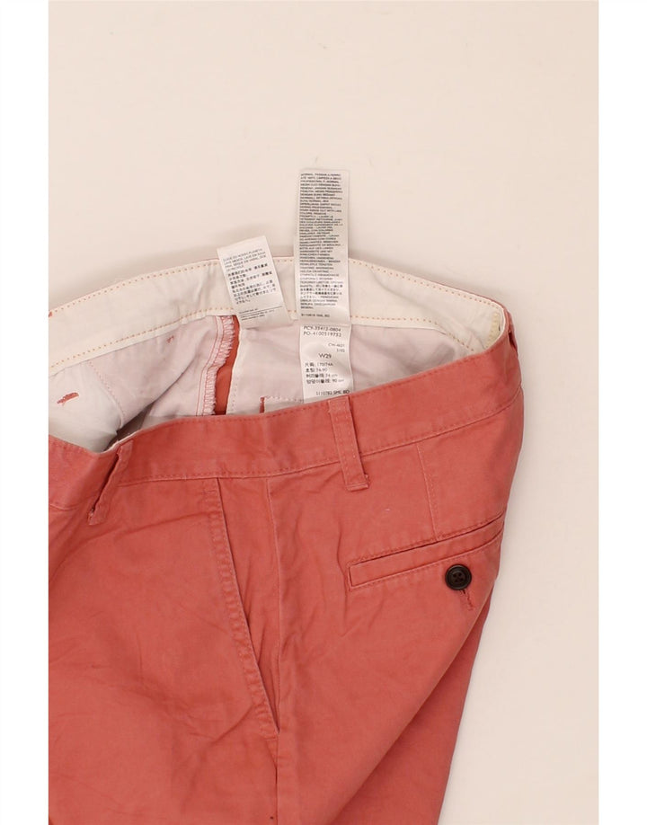 DOCKERS Mens Chino Shorts W29 Small Pink Cotton Vintage Dockers and Second-Hand Dockers from Messina Hembry 