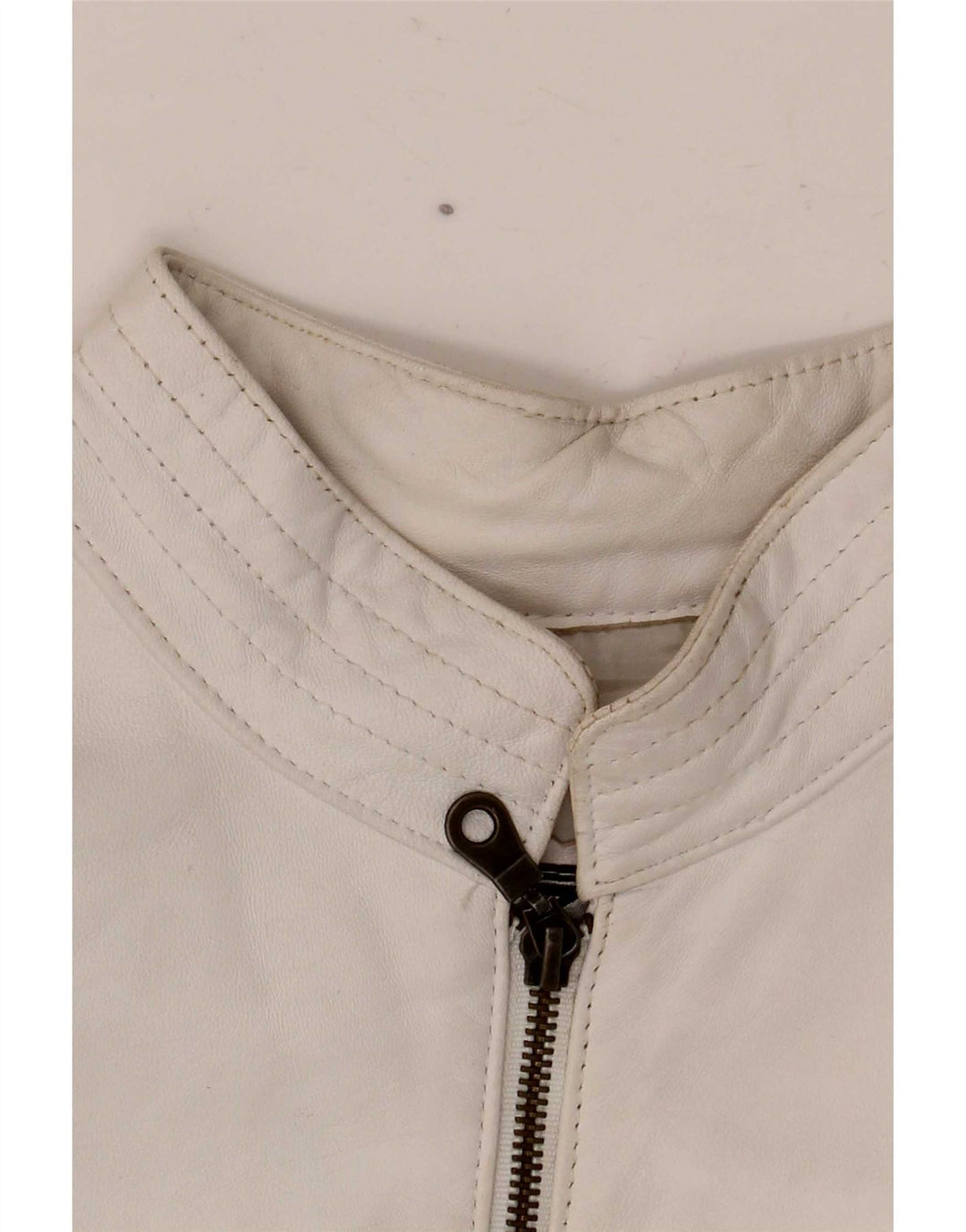 Giacca da corsa in pelle da donna Schegge IT 52 2XL Bianca