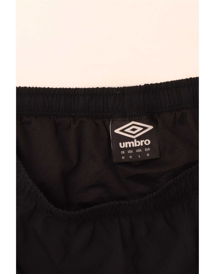 Pantaloncini sportivi da uomo Umbro medio nero in poliestere