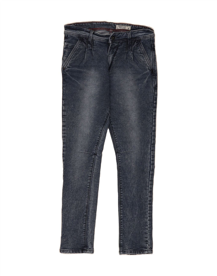 JACK & JONES Mens Slim Jeans W32 L30 Navy Blue Vintage Jack & Jones and Second-Hand Jack & Jones from Messina Hembry 