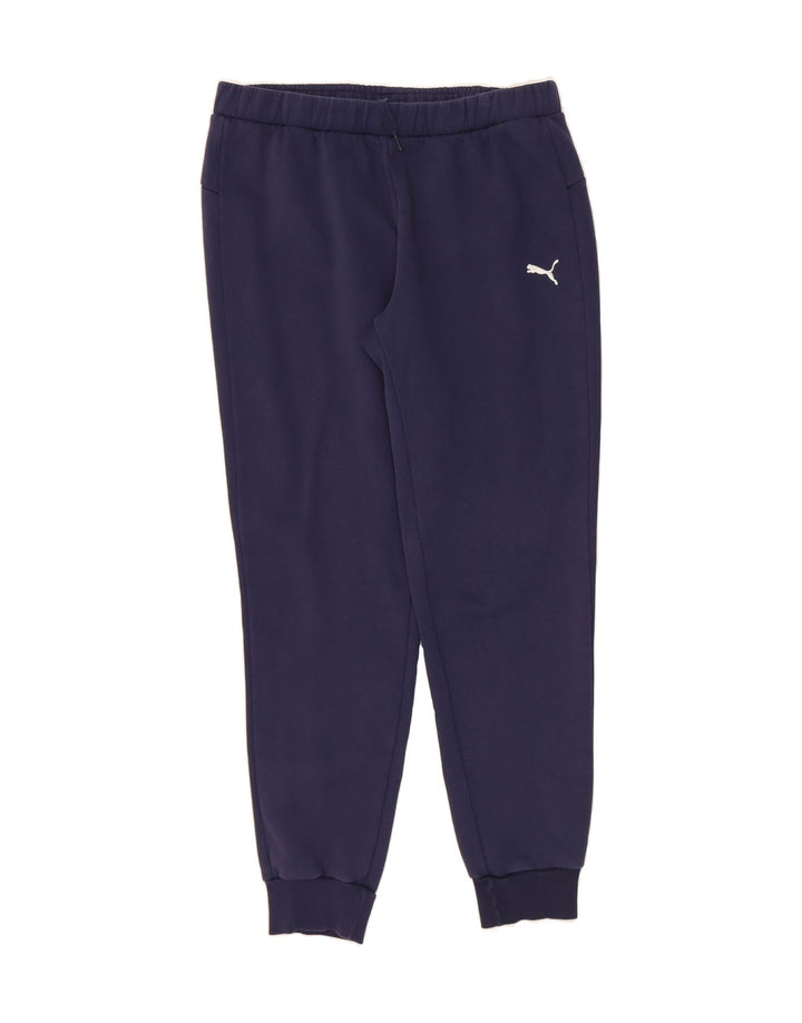 PUMA Mens Tracksuit Trousers Joggers Large  Navy Blue Vintage Puma and Second-Hand Puma from Messina Hembry 